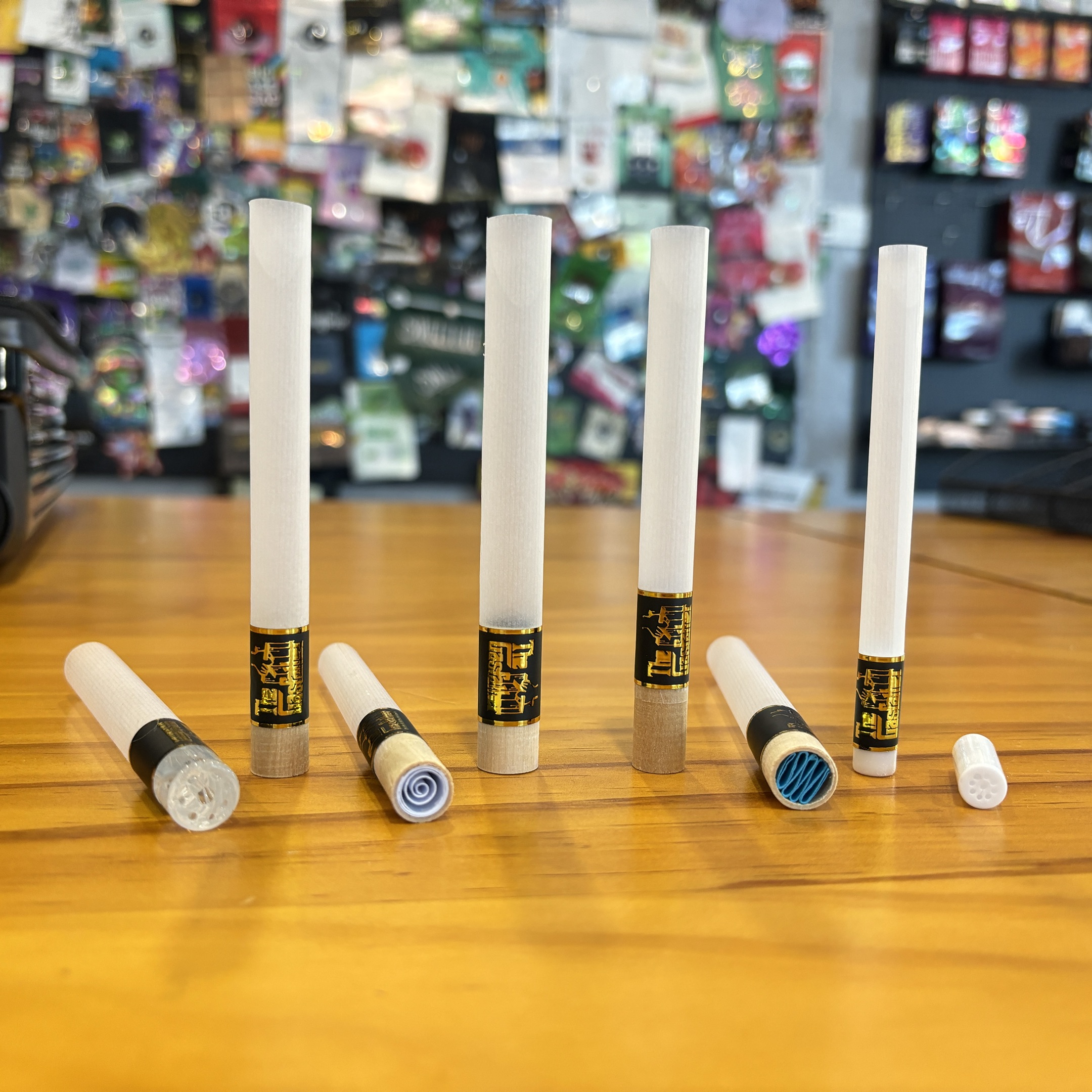 custom wood filter tips cone